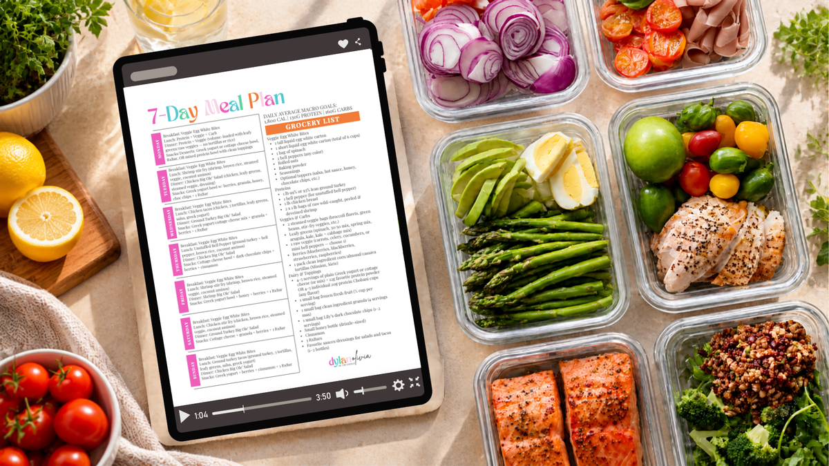 7-Day Glow-Up Meal Plan | Digital Download